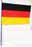 09570055: Drapeau Allemagne avec Hampe G1 80x120cm 